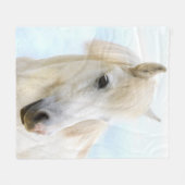 Islandpferd Fleece Deken (Voorkant (Horizontaal))