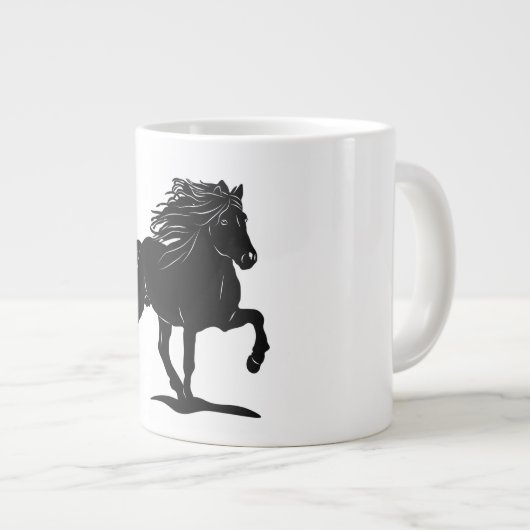 Islandpferd im Tölt Grote Koffiekop (Voorkant rechts)