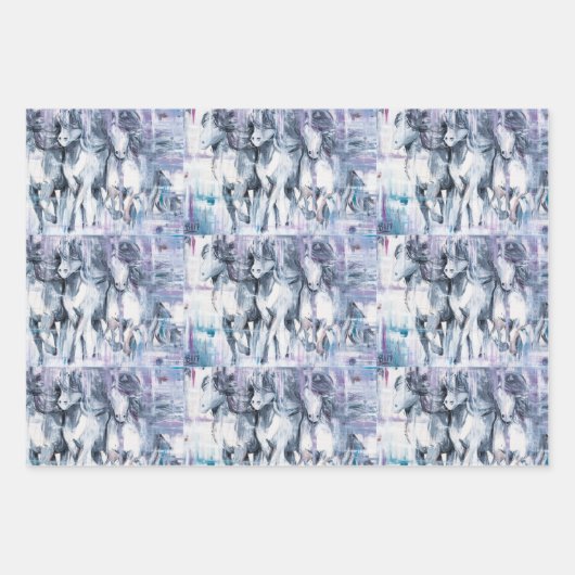 Islandpferde  inpakpapier vel (Voorkant 3)