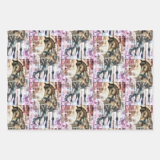 Islandpferde  inpakpapier vel (Voorkant 2)