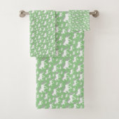 Islandpferdeherde grün bad handdoek (Insitu)