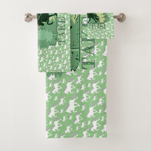 Islandpferdeherde take it isi bad handdoek (Insitu)