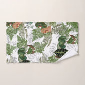Islands Ferns Leaves Flowers Bath Towel Set Bad Handdoek (Handdoek)