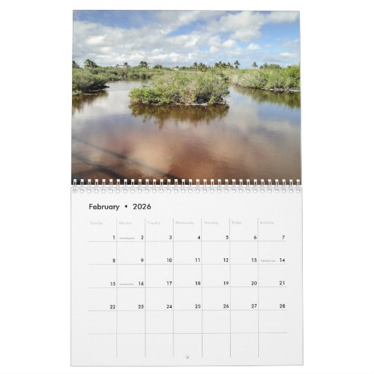 Islands of Galapagos Kalender (Feb 2026)