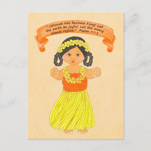 Islands Rejoice~Scripting~Print Briefkaart (Voorkant)