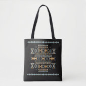 Islands Tribale Griljige Tote Tas (Voorkant)