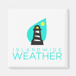 Islandwide Weer Square Magnet