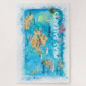 Islas Baleares Mallorca, Ibiza en Menorca Legpuzzel (Verticaal)