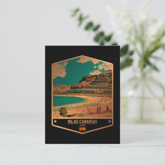 Islas Canarias Briefkaart (Staand voorkant)