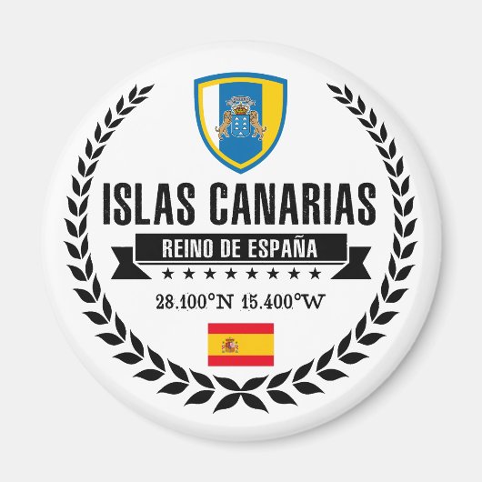 Islas Canarias Magneet (Voorkant)