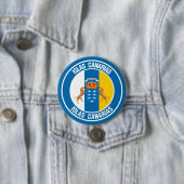 Islas Canarias Round Emblem Ronde Button 7,6 Cm (In situ)