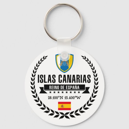 Islas Canarias Sleutelhanger (Voorkant)