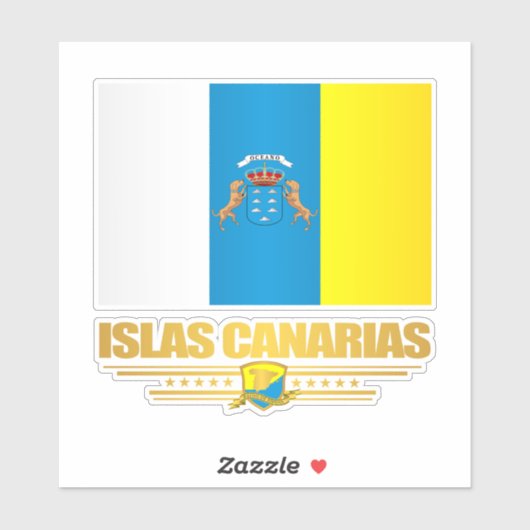 Islas Canarias Sticker (Vel)