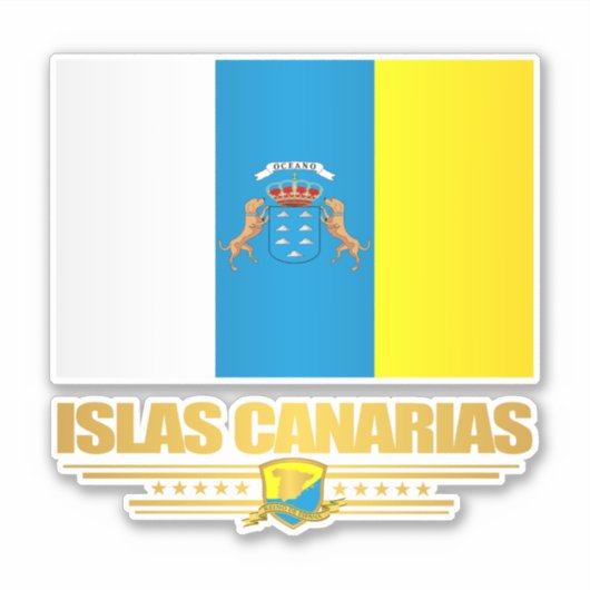 Islas Canarias Sticker (Voorkant)