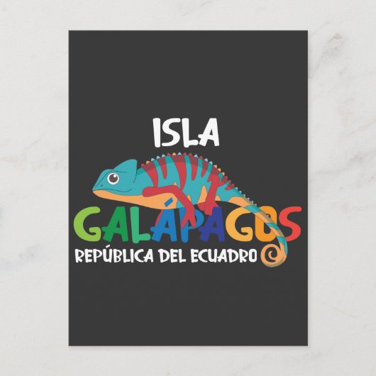 Islas Galapagos Eilanden Ecuador Exotic Animals Briefkaart (Voorkant)