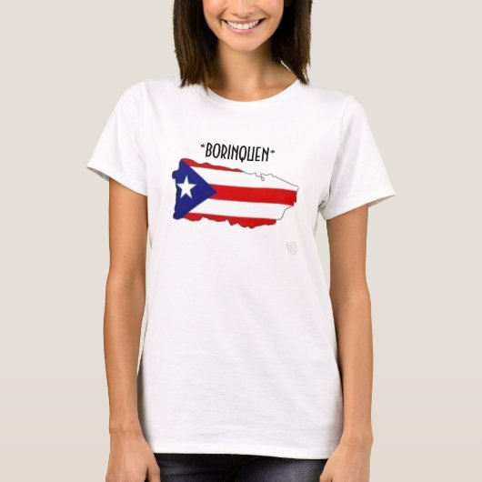 IslaSticker_tn, *BORINQUEN* T-shirt (Voorkant)