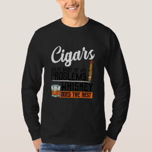 Islay Malt Whisky Sigaar Alcohol T-shirt