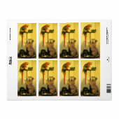 Islay, Tilco, a Macaw en Tortelduifjes van Landsee Etiket (Full Sheet)