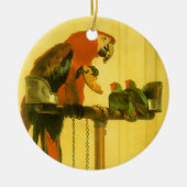 Islay, Tilco, a Macaw en Tortelduifjes van Landsee Keramisch Ornament (Voorkant)