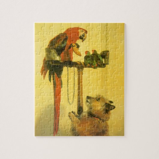 Islay, Tilco, a Macaw en Tortelduifjes van Landsee Legpuzzel (Verticaal)