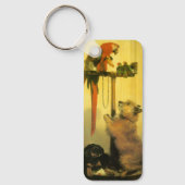 Islay, Tilco, een Macaw en Love Birds door Landsee Sleutelhanger (Voorkant)