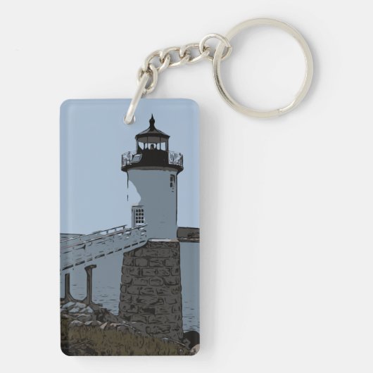 ISLE AU HAUT LIGHT SLEUTELHANGER (achterkant)