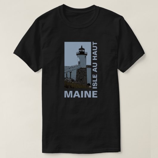 ISLE AU HAUT LIGHT T-SHIRT (Design voorkant)