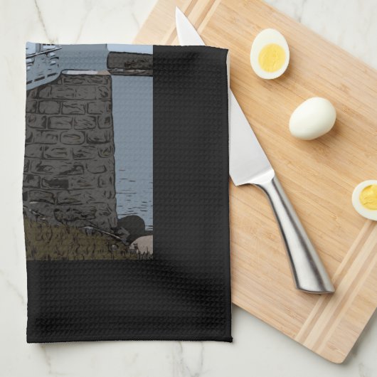 ISLE AU HAUT LIGHT THEEDOEK (Quarter Fold)