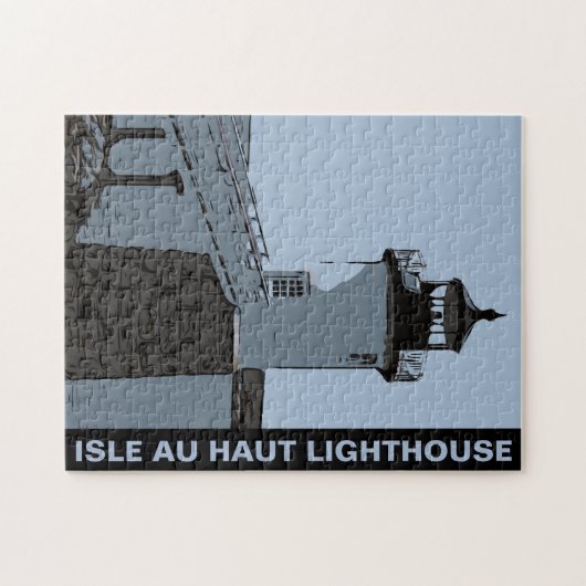 ISLE AU HAUT LIGHTHOUSE LEGPUZZEL (Horizontaal)