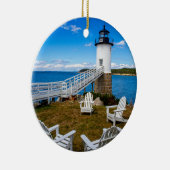 Isle au Haut, Maine Lighthouse Keramisch Ornament (Rechts)