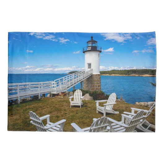 Isle au Haut, Maine Lighthouse Kussensloop (Achterkant)