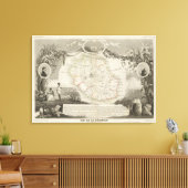 Isle De La Reunion Canvas Afdruk (Insitu (Woonkamer))