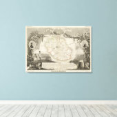 Isle De La Reunion Canvas Afdruk (Insitu (Houten vloer))