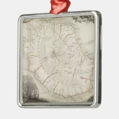 Isle De La Reunion Metalen Ornament (Links)