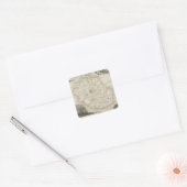 Isle De La Reunion Vierkante Sticker (Envelop)