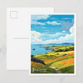 Isle Kerrera Scotloand Reizen illustratie Briefkaart (Voorkant / Achterkant)