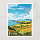 Isle Kerrera Scotloand Reizen  illustratie Briefkaart (Voorkant)