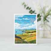 Isle Kerrera Scotloand Reizen  illustratie Briefkaart (Staand voorkant)