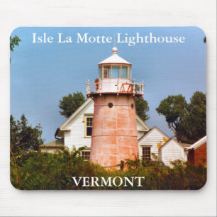 Isle La Motte Lighthouse, Vermont Mousepad Muismat