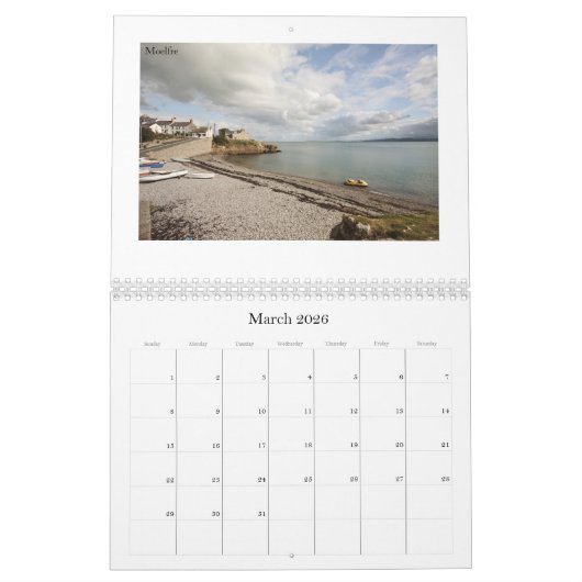ISLE OF ANGLESEY Calendar Kalender (Mar 2026)