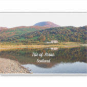 Isle of Arran, Schotland, schilderachtig foto Sticker (Voorkant)