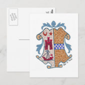 Isle of Bute Coat of Briefkaart (Voorkant / Achterkant)