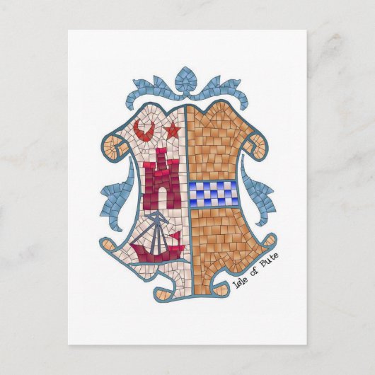 Isle of Bute Coat of Briefkaart (Voorkant)