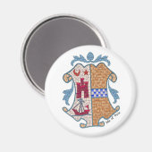 Isle of Bute Coat of Magnet (Voorkant / Achterkant)