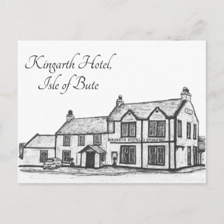 Isle of Bute, Kingarth Hotel- Briefkaart