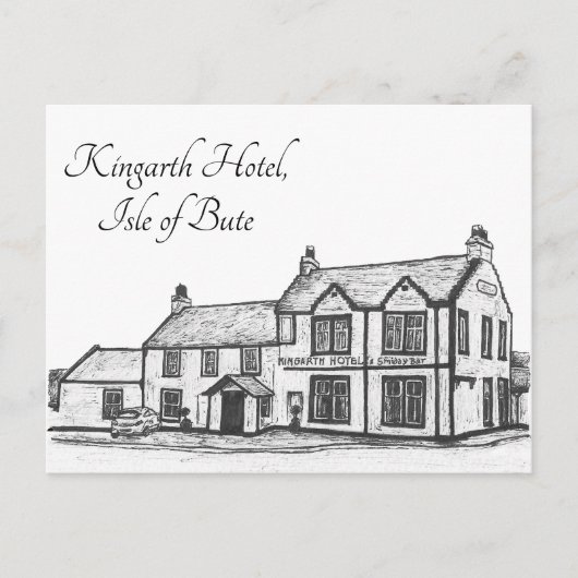 Isle of Bute, Kingarth Hotel- Briefkaart (Voorkant)