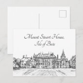 Isle of Bute, Mount Stuart House- Briefkaart (Voorkant / Achterkant)