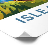 Isle of Bute Schotland Reisprint Poster (Hoek)