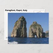 Isle of Capri, Faraglioni Briefkaart (Voorkant / Achterkant)