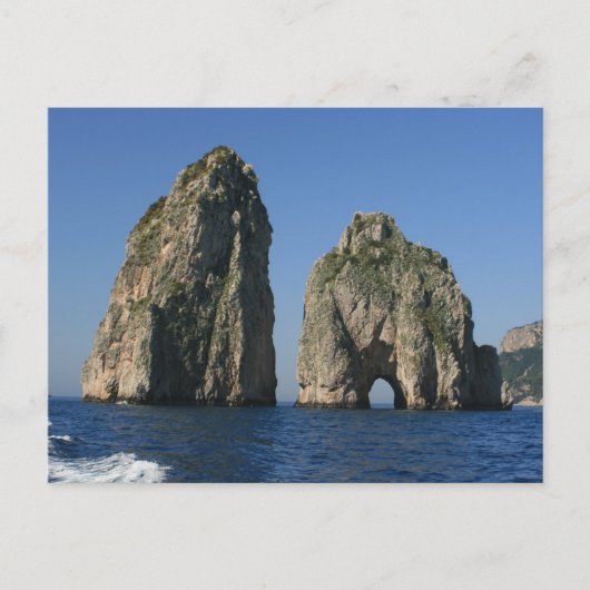 Isle of Capri, Faraglioni Briefkaart (Voorkant)